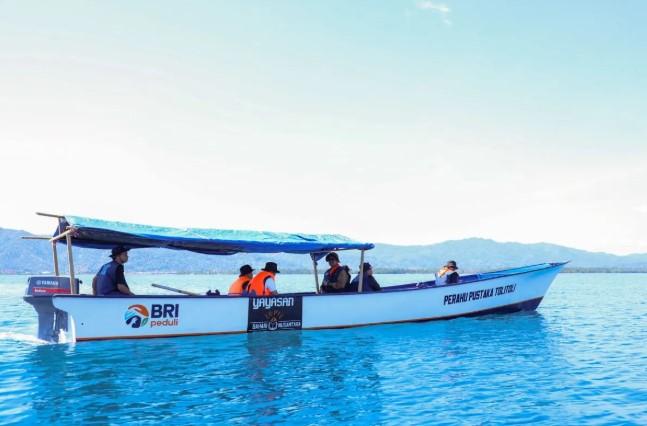 BRI Peduli Hadirkan Perahu Literasi di Tolitoli, Dorong Akses Pendidikan Inklusif di Wilayah Pesisir