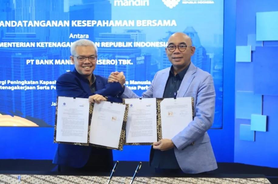 Kemnaker dan Bank Mandiri Jalin Sinergi Strategis untuk Tingkatkan Kompetensi SDM dan Perkuat Ekosistem Ketenagakerjaan