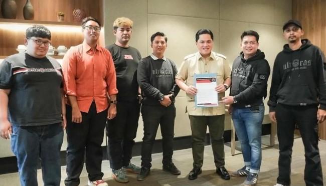 Erick Thohir Temui Ultras Garuda, Tegaskan Komitmen PSSI Dengarkan Suara Suporter