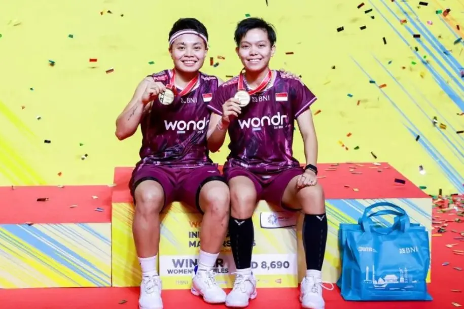 Apriyani Rahayu dan Siti Fadia Sabet Gelar Juara Indonesia Master II 2025 Usai Taklukkan Rekan Senegara