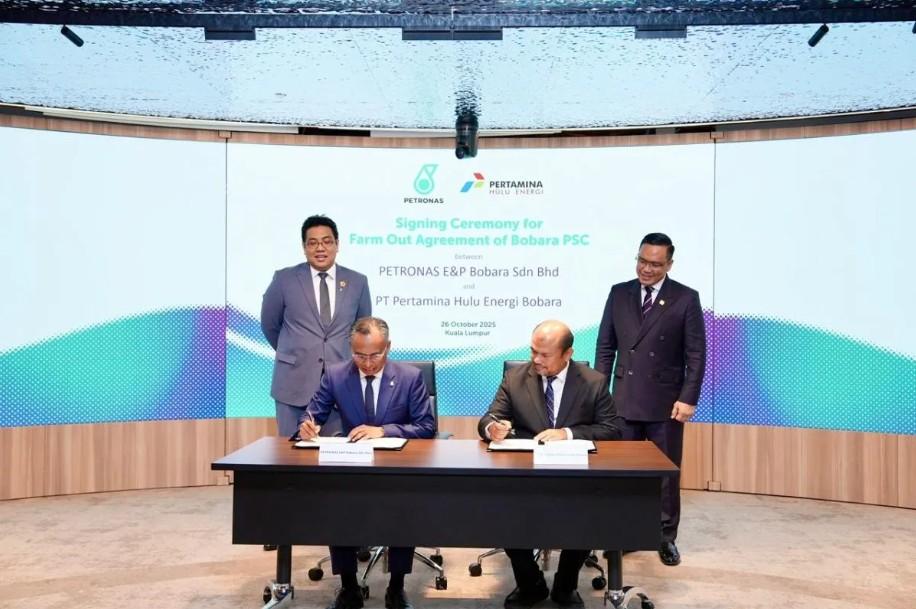 Pertamina dan Petronas Sepakati Farm-Out Blok Bobara, Perkuat Ketahanan Energi Kawasan