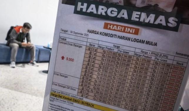 Harga Emas UBS dan Galeri24 Turun, Emas Antam Belum Tersedia di Laman Sahabat Pegadaian