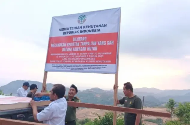 Kemenhut Perketat Pengawasan Tambang Ilegal di TWA Gunung Prabu, Siapkan Penegakan Hukum Kolaboratif