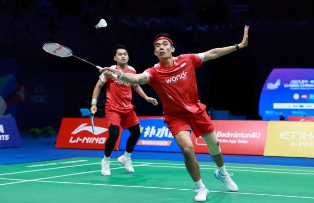 Leo/Bagas Akhiri Tren Negatif dan Melaju ke 16 Besar Hylo Open 2025