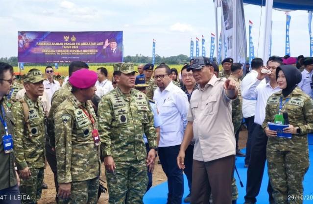 Menhan Sjafrie Targetkan Indonesia Jadi Negara Pengekspor Kedelai, TNI AL Jadi Motor Utama