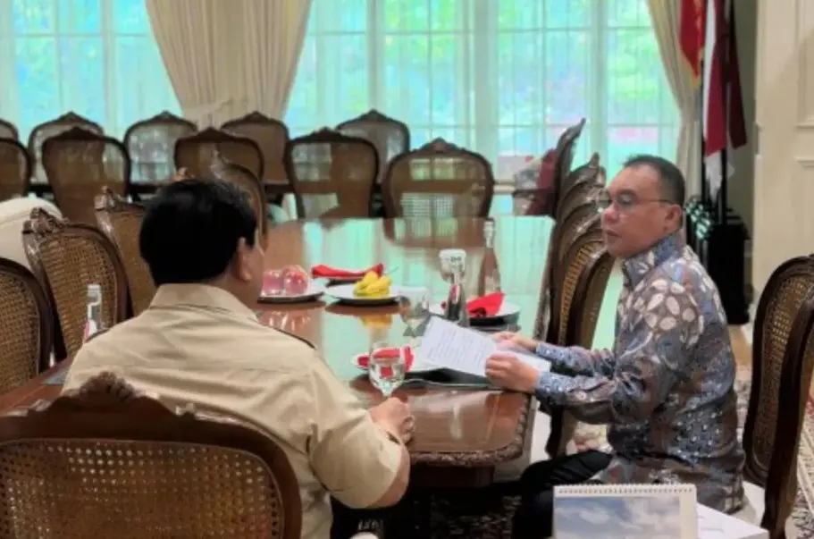 Presiden Prabowo Undang Wakil Ketua DPR Bahas Situasi Politik dan Strategi Nasional di Widya Chandra