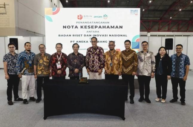 Antam Gandeng BRIN untuk Optimalkan SDA Nasional, Dorong Efisiensi dan Inovasi Industri Tambang