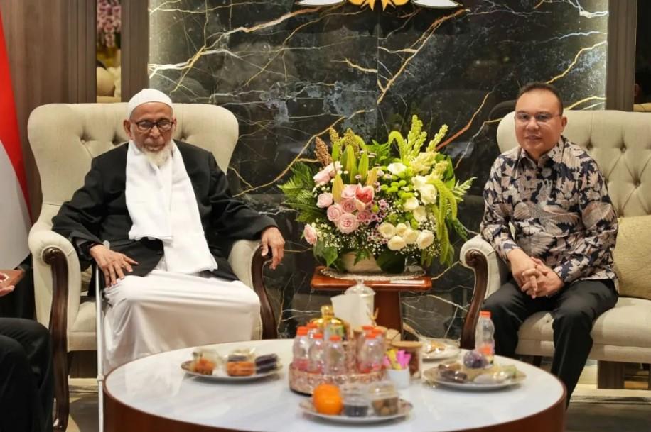 Sufmi Dasco Ahmad Terima Kunjungan Abu Bakar Ba’asyir Bahas Persatuan Bangsa