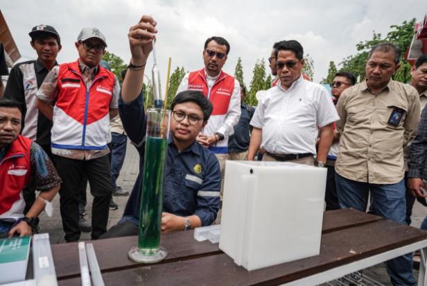 Dirut Pertamina Patra Niaga Bersama Dirjen Migas, Tinjau Langsung SPBU di Jawa Timur, Tegaskan Komitmen Layani Keluhan Konsum