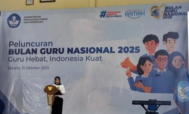 Kemendikdasmen Luncurkan Bulan Guru Nasional 2025, Angkat Tema “Guru Hebat, Indonesia Kuat”