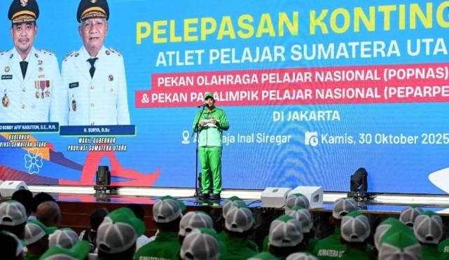 Bobby Nasution Siapkan Beasiswa untuk Atlet Muda Sumut Berprestasi di Popnas dan Peparpenas 2025