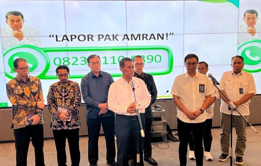 Mentan Luncurkan Lapor Pak Amran, Kanal WhatsApp untuk Perangi Mafia Pupuk dan Lindungi Petani