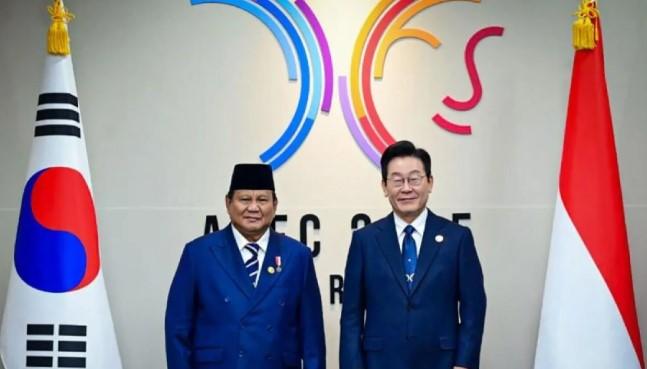 Prabowo dan Presiden Korea Selatan Bahas Kelanjutan Proyek Pesawat Tempur KF-21 di KTT APEC 2025