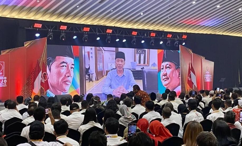Jokowi Absen di Pembukaan Kongres III Projo karena Alasan Kesehatan, Tetap Sampaikan Pesan Lewat Video