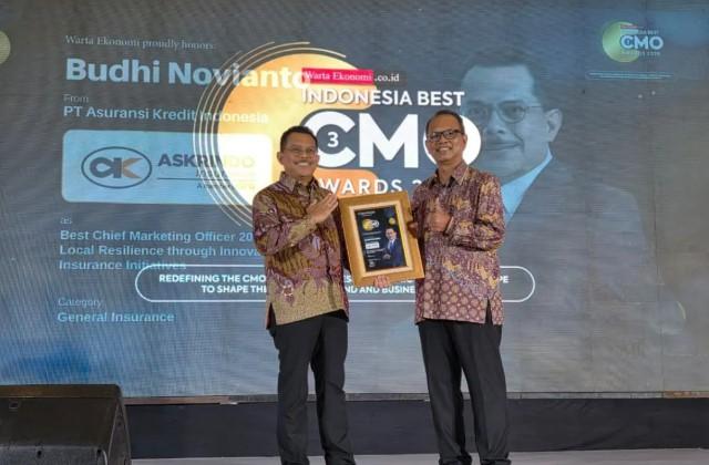 Askrindo Raih Penghargaan atas Peran Strategis CMO di Tengah Dinamika Pasar