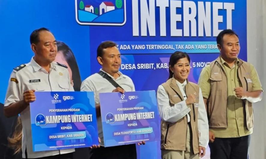 Pemerataan Koneksi Digital, Kemkomdigi Resmikan 87 Titik Akses Internet di Desa Sragen