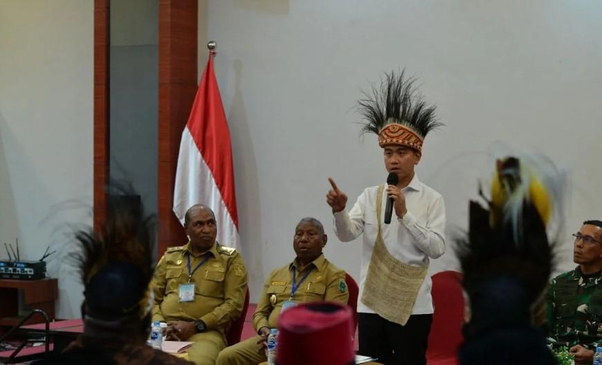 Gibran Ajak Tokoh Papua Kawal Dana Otsus demi Wujudkan Pembangunan yang Tepat Sasaran