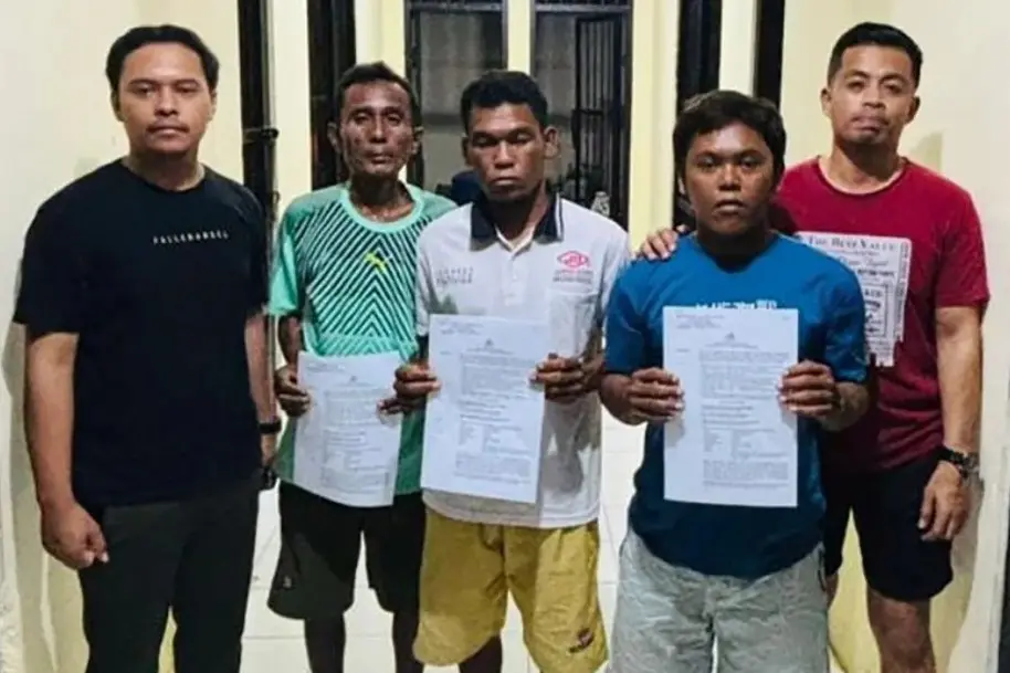 Tiga ABK Asal Sulawesi Tenggara Ditahan karena Selundupkan WNA China ke Australia Lewat Rote Ndao