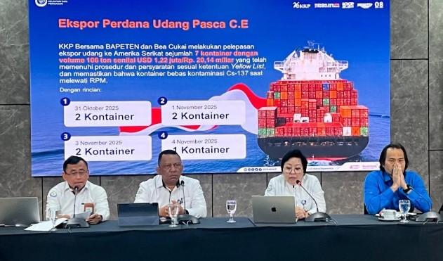 AS Kembali Terima Ekspor Udang Indonesia Rp20,4 Miliar Usai Isu Cesium-137, RI Jadi Negara Penetap Standar