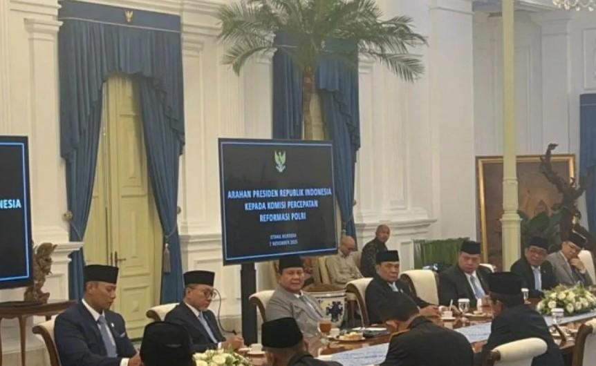 Presiden Prabowo Instruksikan Komisi Reformasi Polri Bergerak Cepat Berikan Rekomendasi