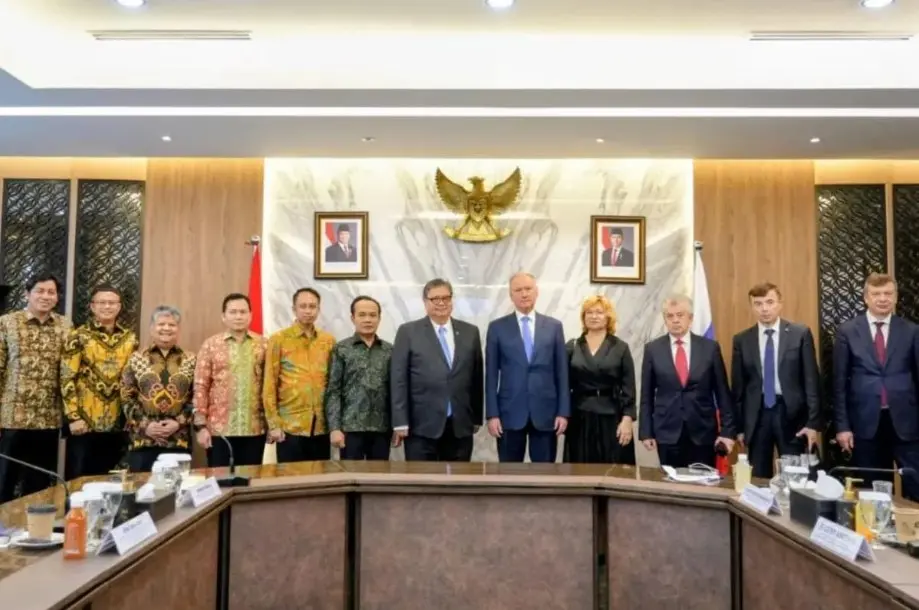 Airlangga Hartarto dan Nikolai Patrushev Bahas Penguatan Kerja Sama Strategis Maritim Indonesia-Rusia
