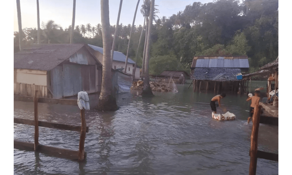 Banjir Rob Rendam Desa di Parigi Moutong, 12 Jiwa Mengungsi dan Dua Rumah Rusak Berat