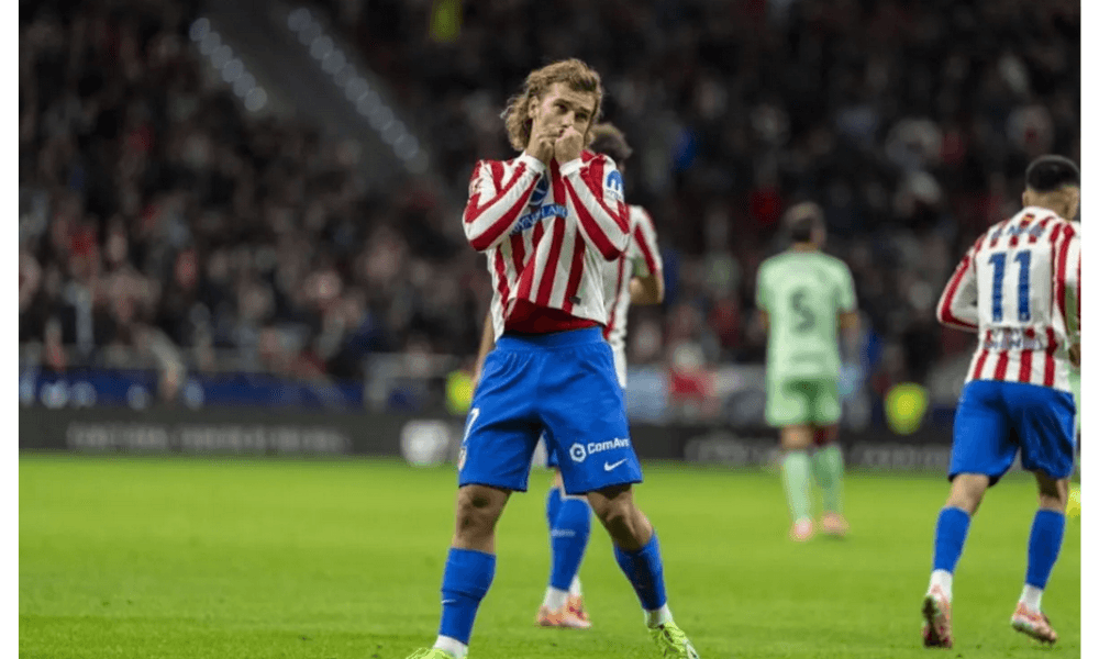 Griezmann Borong Dua Gol, Atletico Madrid Kalahkan Levante 3-1 dan Naik ke Empat Besar