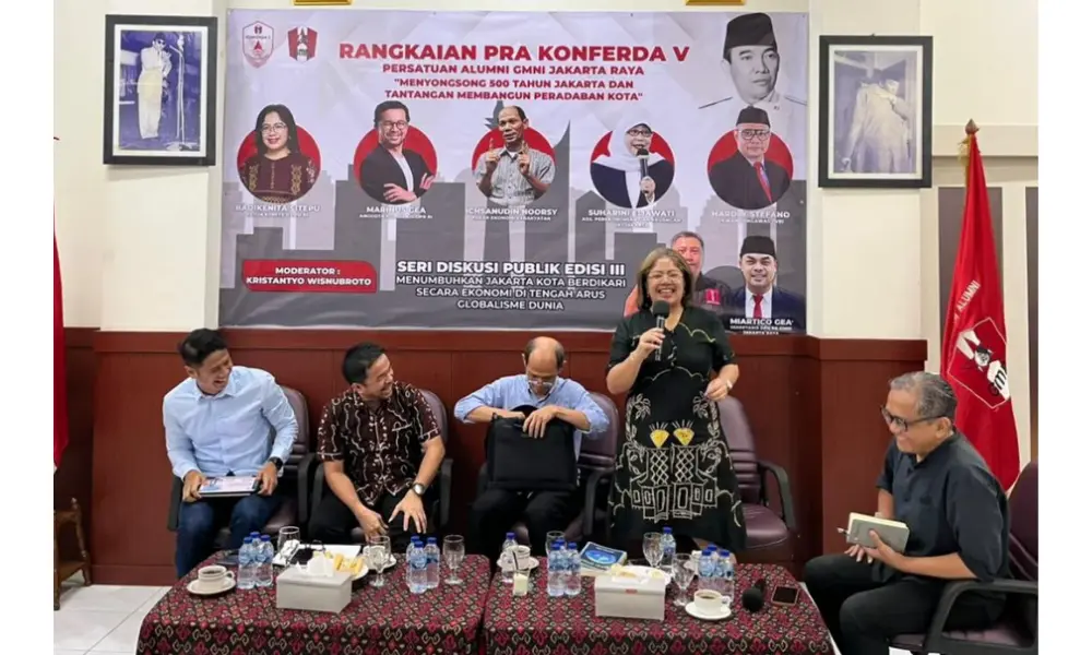 Diskusi Publik PA GMNI Dorong Ekonomi Berdikari Jakarta di Tengah Tantangan Globalisasi