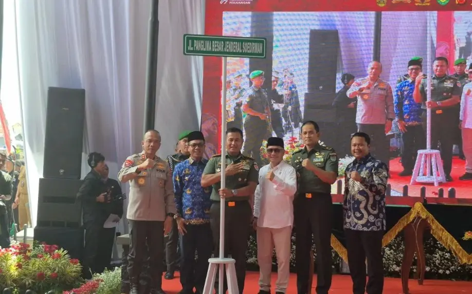 Penetapan Nama Jalan dan Peresmian Monumen Jenderal Soedirman Jadi Simbol Baru Kabupaten Bandung
