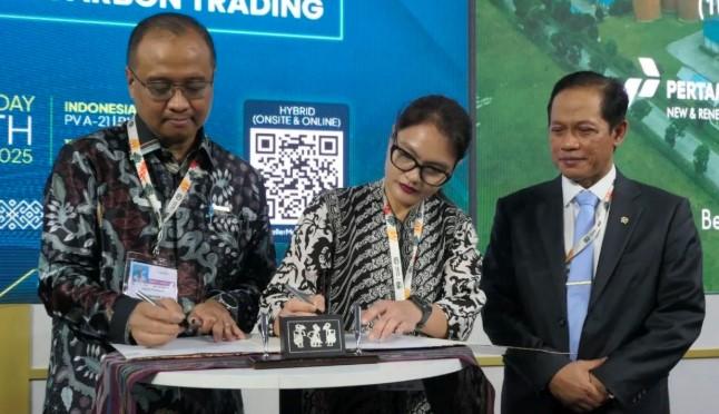 Pertamina Teken Perdagangan Karbon Rp2,5 Miliar di COP30 Brasil, Target Nasional Capai 90 Juta Ton CO₂