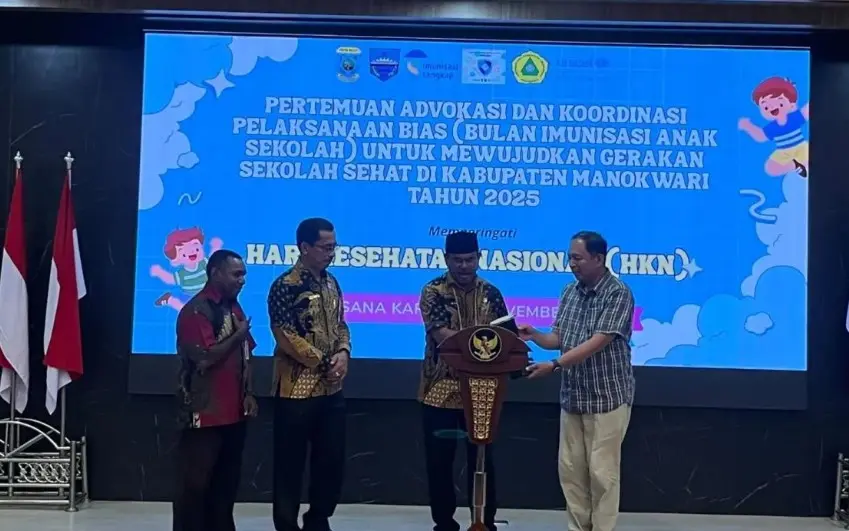 Pemkab Manokwari Gandeng UNICEF untuk Sukseskan Bulan Imunisasi Anak Sekolah 2025