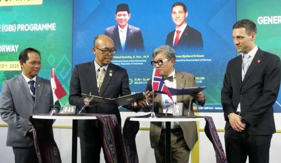 Indonesia-Norwegia Sepakati Perdagangan Karbon 12,5 Juta Ton CO2, Diteken di COP30 Brasil