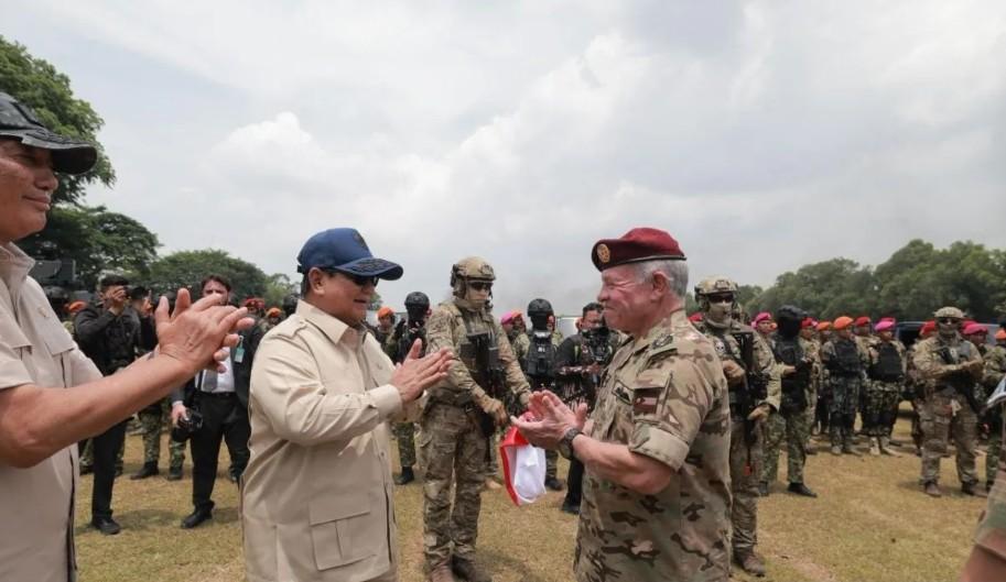 Demonstrasi Kolaborasi Drone TNI dan Yordania Disaksikan Langsung oleh Presiden Prabowo dan Raja Abdullah II