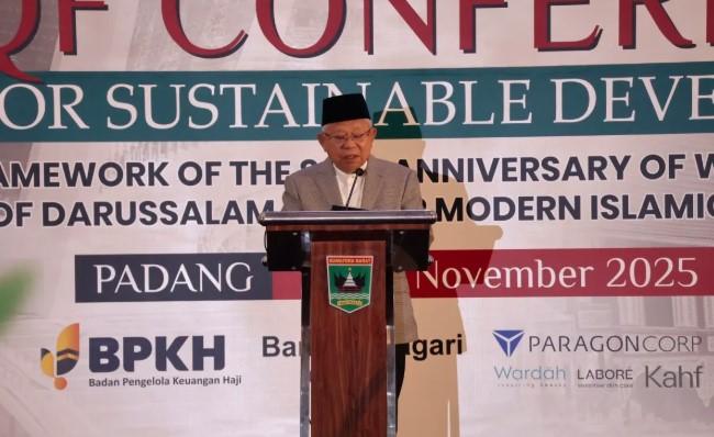 Ma’ruf Amin Soroti Pengelolaan Wakaf yang Belum Optimal dan Dorong Penguatan Sistem Nasional