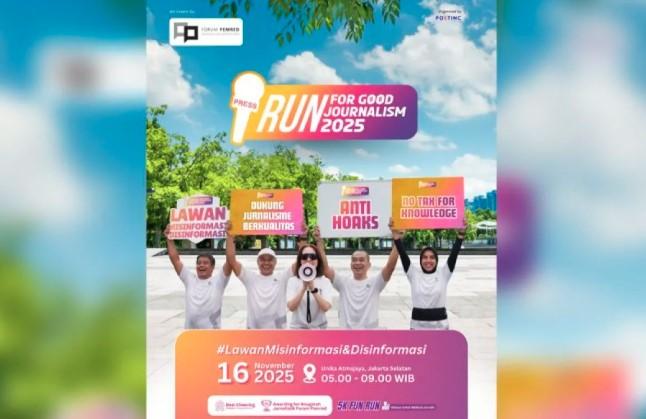 Forum Pemred Gelar Run For Good Journalism, Gaungkan Jurnalisme Berkualitas dan Keberlanjutan Media