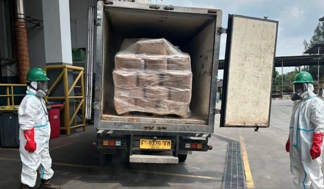 Satgas Musnahkan 5,7 Ton Udang Terkontaminasi Cs-137, Pemusnahan Sesuai Protokol Keamanan Radiasi