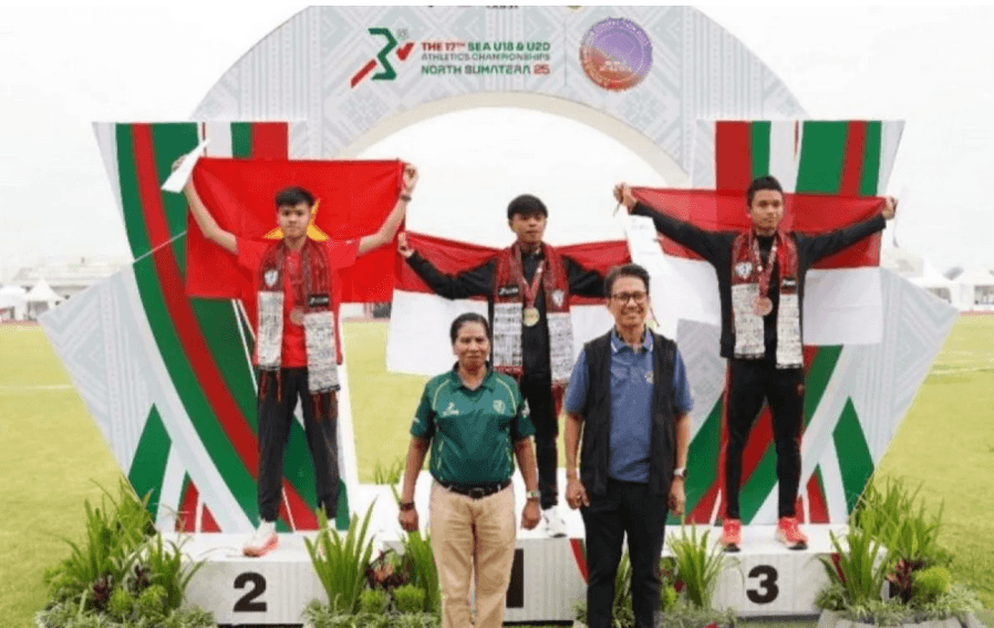 Kubalang Geonly Sumbang Emas, Indonesia Tempel Ketat Vietnam di Kejuaraan Atletik Asia Tenggara U-18 dan U-20
