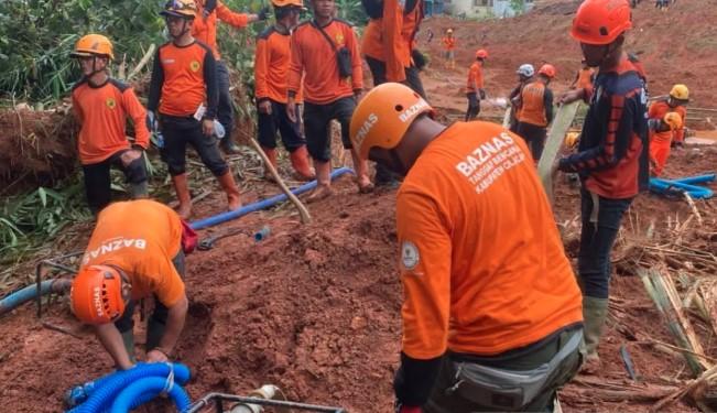 Baznas Kirim Tim BTB untuk Bantu Evakuasi Korban Longsor di Cilacap
