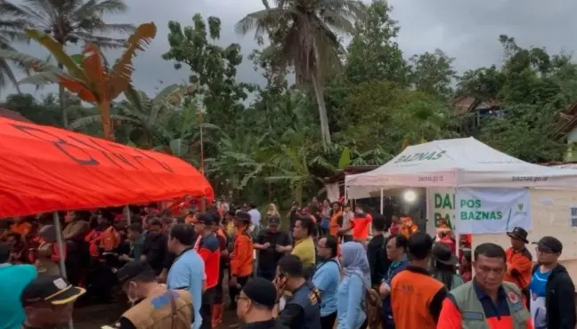 Baznas Tanggap Bencana Dukung Korban Longsor di Cilacap dan Garut