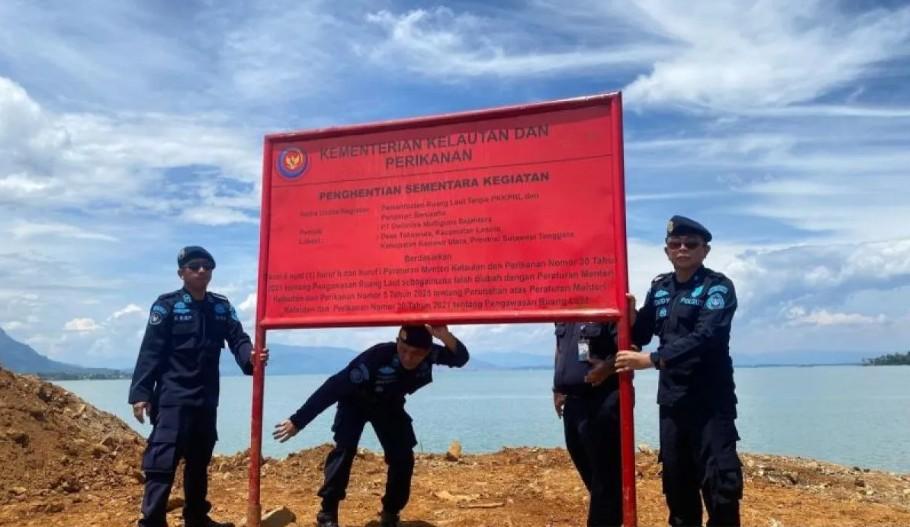 Pemerintah Segel Tiga Perusahaan di Sulawesi Tenggara karena Reklamasi Tanpa Izin