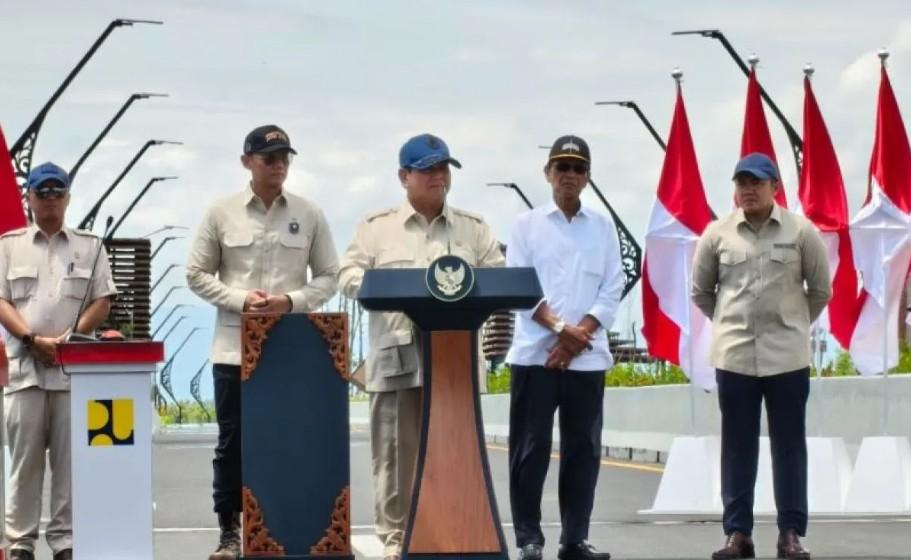 Presiden Prabowo Dorong Pariwisata Yogyakarta Lewat Peresmian Jembatan Kabanaran