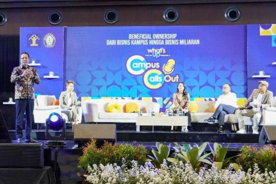 Podcast “What’s Up Kemenkum” Dorong Mahasiswa Pahami Legalitas Bisnis Sejak Dini
