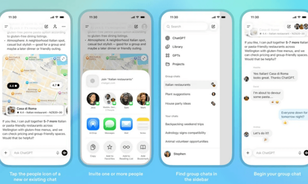 Fitur Obrolan Grup di ChatGPT Resmi Dirilis untuk Semua Pengguna, Dukung Kolaborasi hingga 20 Orang