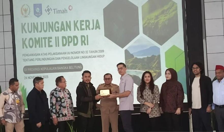 Komite II DPD RI Awasi Ketat Penerapan UU Lingkungan Hidup di Bangka Belitung demi Cegah Kerusakan Tambang