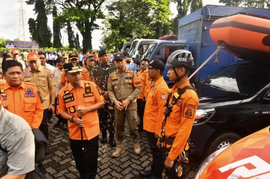 BPBD Sulsel Gelar Apel Kesiapsiagaan Hadapi Potensi Bencana Hidrometeorologi Akhir Tahun