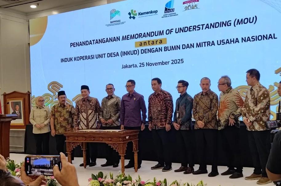 Pemerintah Percepat Integrasi Satu Data Indonesia Lewat MoU INKUD dan BUMN untuk Majukan Ekonomi Desa