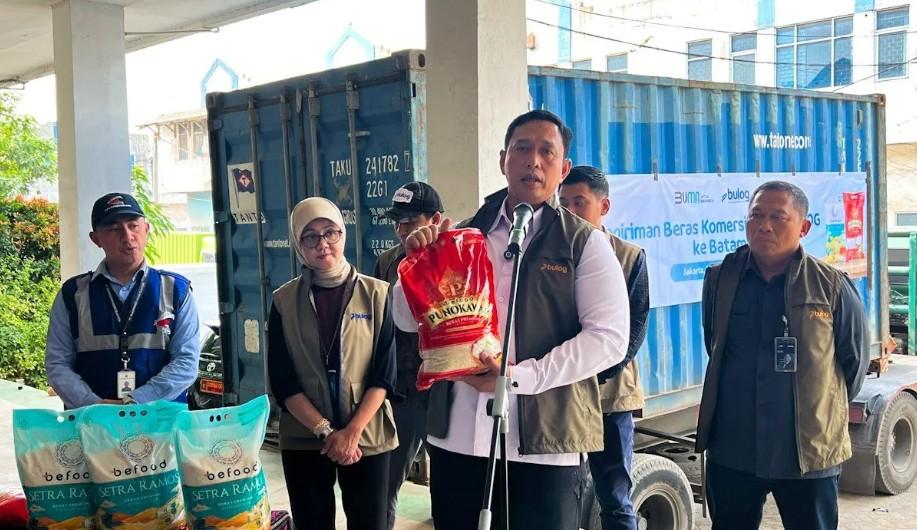 Bulog Kirim 48 Ton Beras Premium ke Batam dan Karimun untuk Antisipasi Natal dan Tahun Baru