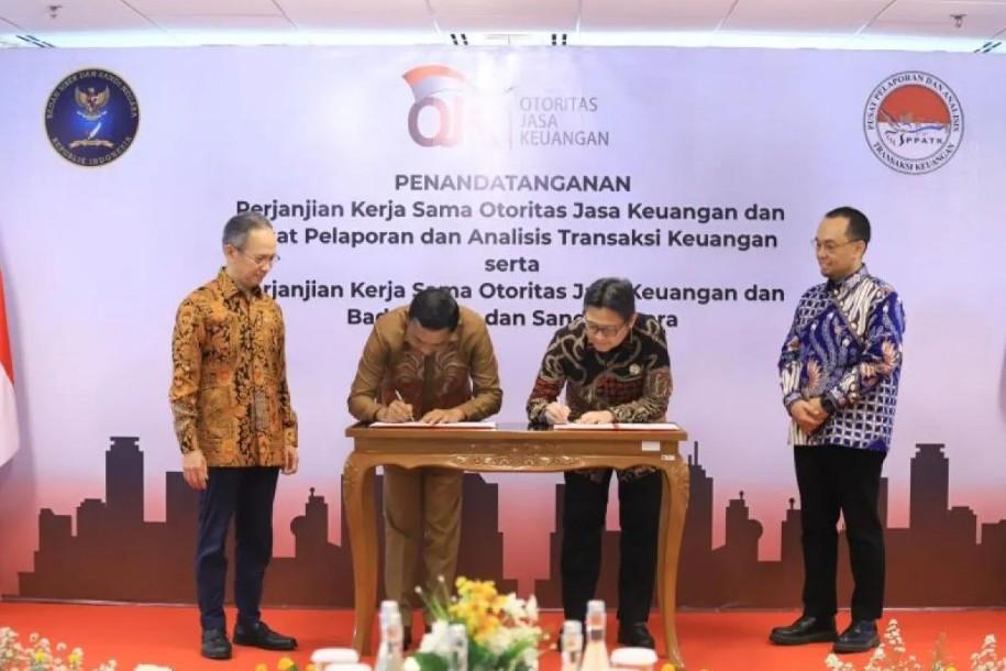 OJK Jalin Kerja Sama Strategis dengan PPATK dan BSSN untuk Perkuat Keamanan Sektor Jasa Keuangan