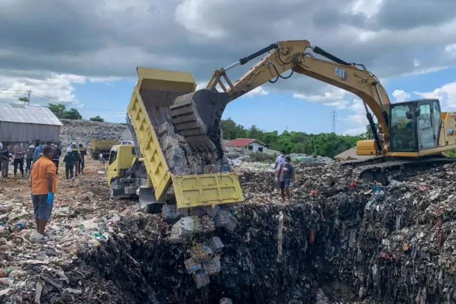 Karantina NTT Musnahkan 9,4 Ton Telur Tak Layak Konsumsi Demi Jaga Keamanan Pangan