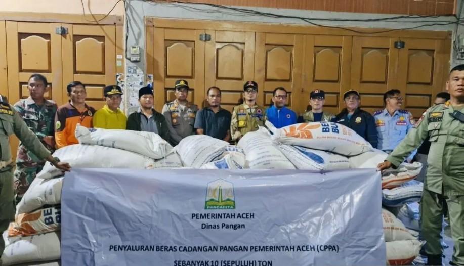 Bantuan Tanggap Darurat Tujuh Ton Beras Disalurkan untuk Korban Banjir di Subulussalam